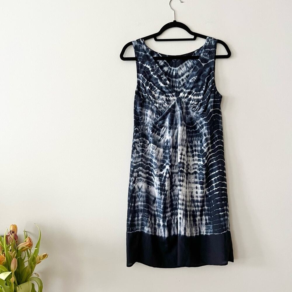 Anthropologie Velvet by Graham and Spencer Silk Tie-Dye Dress